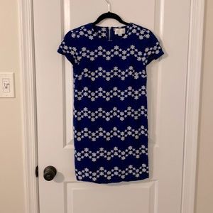 Jun&Ivy, Navy Blue w. floral print mini dress, size xs